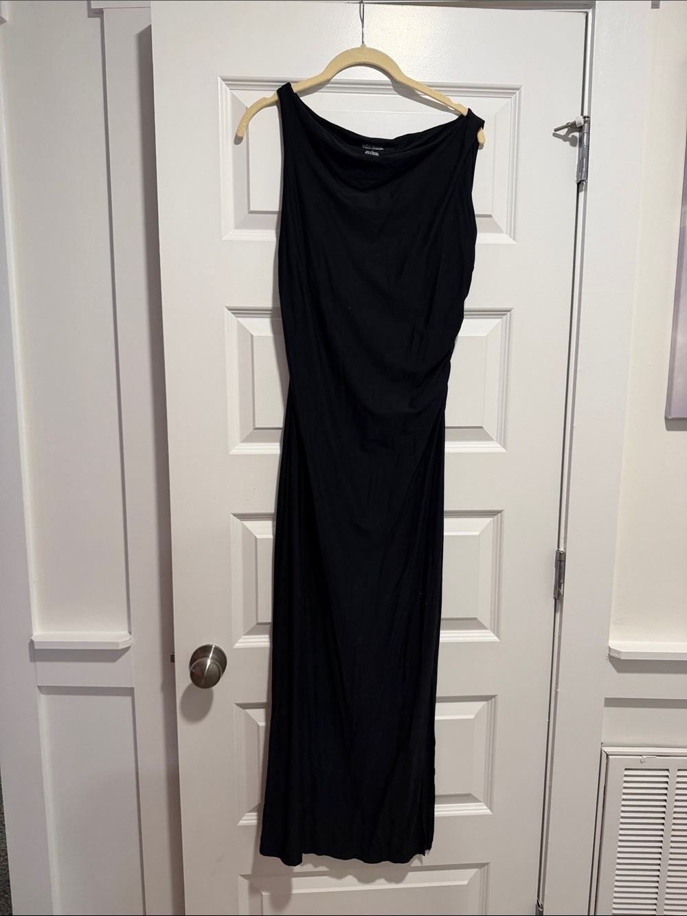 wild fable Black One-Shoulder Maxi Skirt